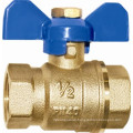 Brass Full Port Valve with Butterfly Handle/Ball Valve (a. 0110)